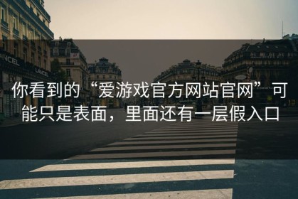 你看到的“爱游戏官方网站官网”可能只是表面，里面还有一层假入口
